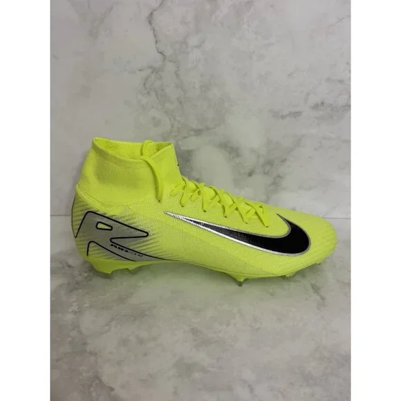 Nike Zoom Superfly 10 Pro FG Soccer Cleats Volt Black HF9433-700 Men’s Size 9 US ZM Superfly 10 Pro FG Soccer Shoe - Volt/Black - Regular (D  main image 3